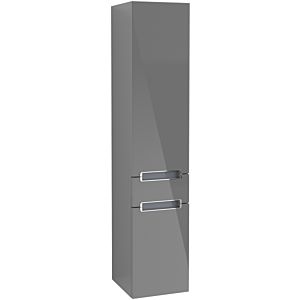 Villeroy & Boch Subway 2.0 cabinet A70710FP 35x165x37cm, left, chrome handle, glossy gray