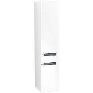 Villeroy & Boch Subway 2.0 cabinet A70710MS 35x165x37cm, left, chrome handle, matt white