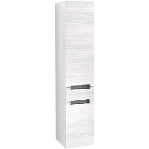 Villeroy & Boch Subway 2.0 cabinet A70800E8 35x165x37cm, right, handle matt silver, white wood