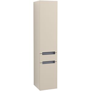 Villeroy and Boch Subway 2.0 cabinet A70810VK 35 x 165 x 37 cm, right, chrome handle, soft grey