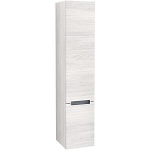 Villeroy & Boch Subway 2.0 cabinet A70900E8 35x165x37cm, left, silver matt handle, white wood