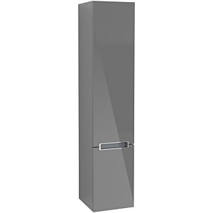 Villeroy & Boch Subway 2.0 cabinet A70910FP 35x165x37cm, left, chrome handle, glossy gray