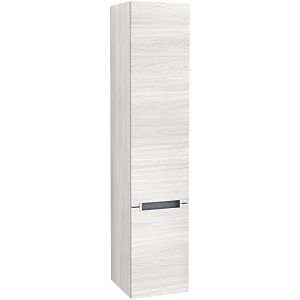 Villeroy & Boch Subway 2.0 cabinet A71000E8 35x165x37cm, right, silver matt handle, white wood