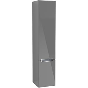 Villeroy & Boch Subway 2.0 cabinet A71010FP 35x165x37cm, right, chrome handle, glossy gray