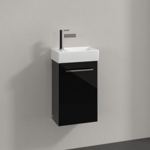 Villeroy and Boch Avento vanity unit A87601B3 34 x 51.4 x 20.2 cm, 2000 on the right, match2 door, Crystal Black