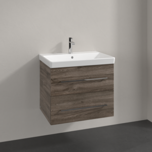 Villeroy and Boch Avento vanity unit A89000RK 63x51.4x45.2cm, 2 pull-outs, wall- Stone Oak