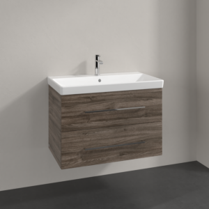 Villeroy and Boch Avento vanity unit A89100RK 78x51.4x45.2cm, 2 pull-outs, wall- Stone Oak