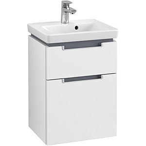 Villeroy & Boch Subway 2.0 Villeroy & Boch Subway 2.0 A90600DH 44x59x35.2cm, 2 pull-outs, silver matt handle, glossy white