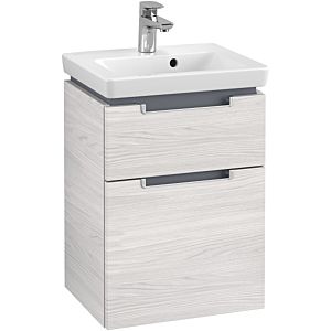 Villeroy & Boch Subway 2.0 Villeroy & Boch Subway 2.0 A90600E8 44x59x35.2cm, 2 pull-outs, silver matt handle, white wood