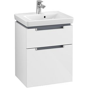 Villeroy & Boch Subway 2.0 Villeroy & Boch Subway 2.0 A90700DH 48.5x59x38cm, 2 pull-outs, silver matt handle, glossy white