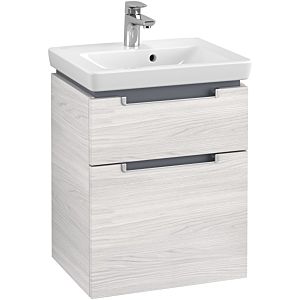 Villeroy & Boch Subway 2.0 Villeroy & Boch Subway 2.0 A90700E8 48.5x59x38cm, 2 pull-outs, silver matt handle, white wood
