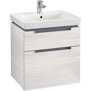 Villeroy & Boch Subway 2.0 Villeroy & Boch Subway 2.0 A90900E8 58.7x59x45.4cm, 2 pull-outs, silver matt handle, white wood