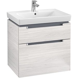 Villeroy & Boch Subway 2.0 Villeroy & Boch Subway 2.0 A91000E8 63.7x59x45.4cm, 2 pull-outs, silver matt handle, white wood