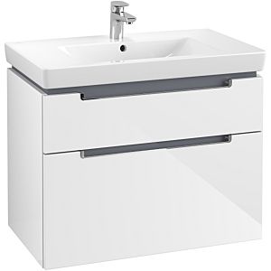 Villeroy & Boch Subway 2.0 Villeroy & Boch Subway 2.0 A91410DH 78.7x59x44.9cm, 2 pull-outs, chrome handle, glossy white