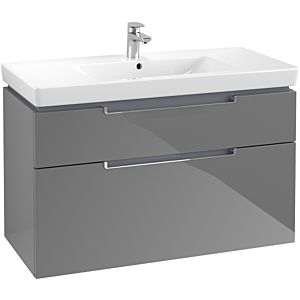 Villeroy & Boch Subway 2.0 Villeroy & Boch Subway 2.0 A91510FP 98.7x59x44.9cm, 2 pull-outs, chrome handle, glossy gray
