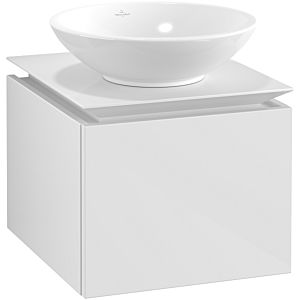 Villeroy & Boch Legato Waschtischunterschrank B56500DH 45x38x50cm, Glossy White