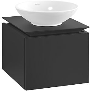 Villeroy & Boch Legato meuble sous-vasque B56500PD 45x38x50cm, Black Matt Lacquer