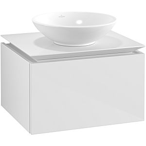Villeroy & Boch Legato Waschtischunterschrank B56700DH 60x38x50cm, Glossy White