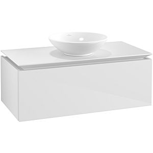 Villeroy & Boch Legato Waschtischunterschrank B57100DH 100x38x50cm, Glossy White