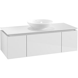 Villeroy & Boch Legato Waschtischunterschrank B57700DH 120x38x50cm, Glossy White