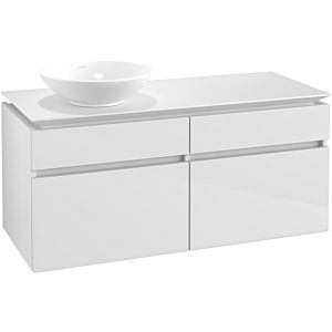 Villeroy & Boch Legato Waschtischunterschrank B58000DH 120x55x50cm, Glossy White