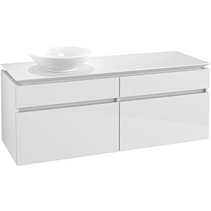 Villeroy & Boch Legato Waschtischunterschrank B58800DH 140x55x50cm, Glossy White
