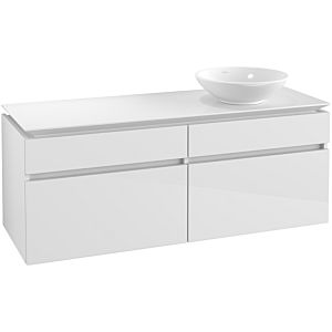 Villeroy & Boch Legato Waschtischunterschrank B59000DH 140x55x50cm, Glossy White