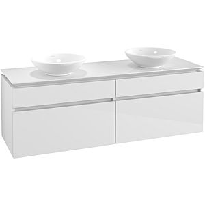 Villeroy & Boch Legato Waschtischunterschrank B60000DH 160x55x50cm, Glossy White