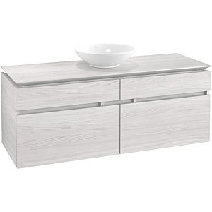 Villeroy & Boch Legato Waschtischunterschrank B61200E8 140x55x50cm, White Wood