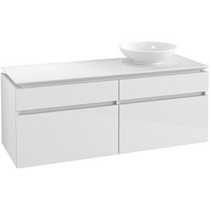 Villeroy & Boch Legato Waschtischunterschrank B61600DH 140x55x50cm, Glossy White