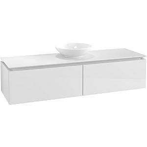 Villeroy & Boch Legato Waschtischunterschrank B67000DH 160x38x50cm, Glossy White