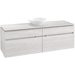 Villeroy & Boch Legato Waschtischunterschrank B67100E8 160x55x50cm, White Wood