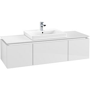 Villeroy & Boch Legato Villeroy & Boch Legato B684L0DH 140x38x50cm, with LED lighting, Glossy White