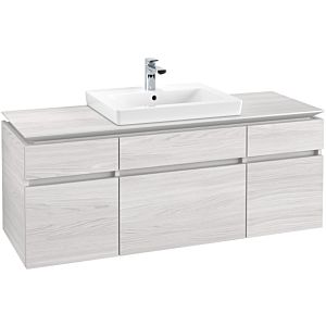 Villeroy & Boch Legato Waschtischunterschrank B68500E8 140x55x50cm, White Wood