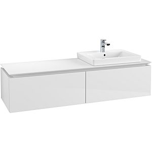 Villeroy & Boch Legato Waschtischunterschrank B69000DH 160x38x50cm, Glossy White