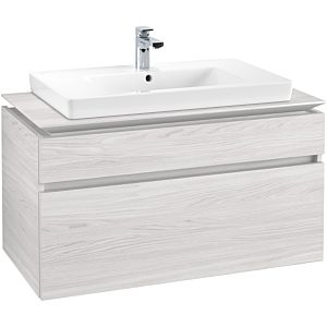 Villeroy & Boch Legato vanity unit B69500E8 100x55x50cm, White Wood