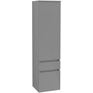 Villeroy & Boch armoire Legato B72901FP 40x155x35cm, articulée à droite, Glossy Grey