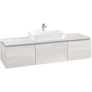 Villeroy & Boch Legato vanity unit B76100E8 160x38x50cm, White Wood