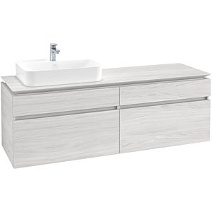 Villeroy & Boch Legato Waschtischunterschrank B76400E8 160x55x50cm, White Wood