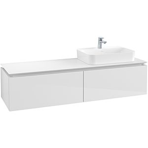 Villeroy & Boch Legato Waschtischunterschrank B76500DH 160x38x50cm, Glossy White