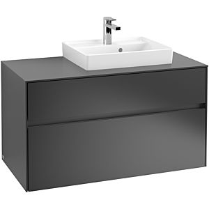 Villeroy & Boch Collaro Villeroy & Boch Collaro C01500PD 100x54.8x50cm, right washbasin, black matt laquer