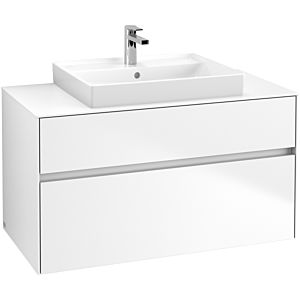 Villeroy & Boch Collaro Villeroy & Boch Collaro C01900MS 100x54.8x50cm, washbasin in the middle, White Matt