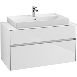 Villeroy & Boch Collaro Villeroy & Boch Collaro C02000DH 100x54.8x50cm, washbasin in the middle, Glossy White