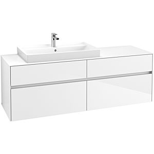 Villeroy & Boch Collaro Villeroy & Boch C02600DH 160x54.8x50cm, lavabo gauche, Glossy White