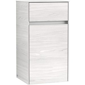 Villeroy & Boch Collaro side cabinet C03200E8 40.4x74.8x34.9cm, hinged left, White Wood