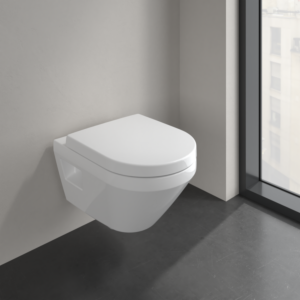 Villeroy und Boch Architectura Wand-Tiefspül-WC 5684C0R1 37x53cm, rund, TwistFlush, spülrandlos, wandhängend, waagerecht, weiß Alpin CeramicPlus
