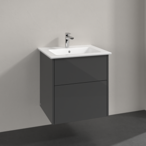 Villeroy & Boch Finero Meubles pour salle de bains set S00500FPR1 lavabo avec meuble, Glossy Grey , 801