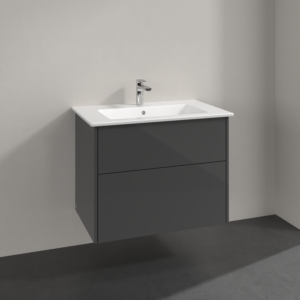 Villeroy & Boch Finero Bathroom furniture set S00502FPR1 washbasin with Glossy Grey , 801