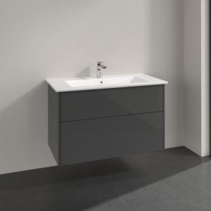 Villeroy & Boch Finero Bathroom furniture set S00503FPR1 washbasin with Glossy Grey , 801