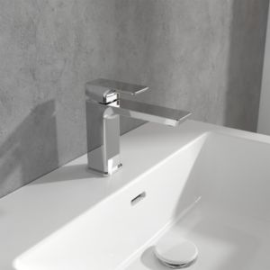 Villeroy and Boch Subway 3.0 single lever basin mixer TVW11200300061 without waste set, chrome